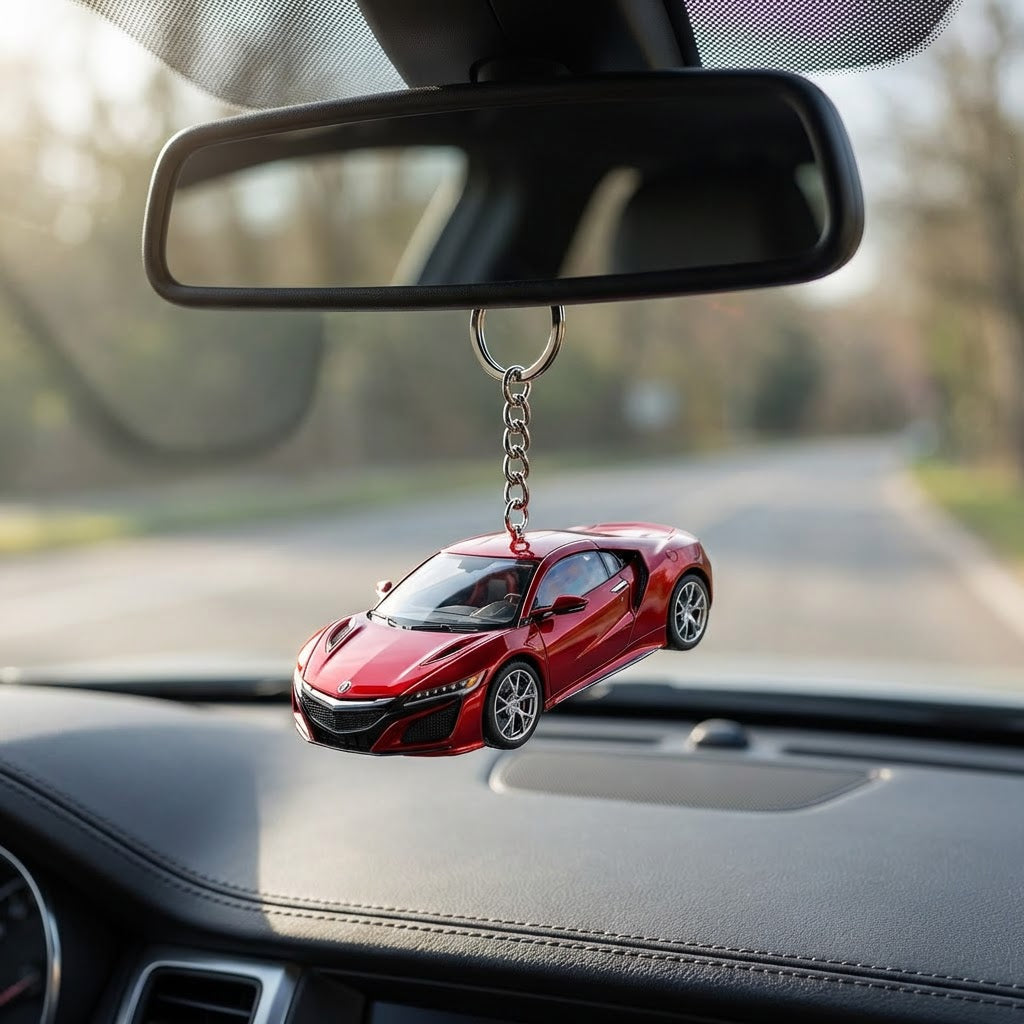 Red Racer Keychain